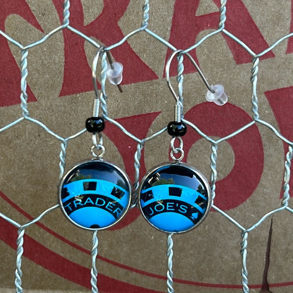 Trader Joe’s earrings 14mm poker chip